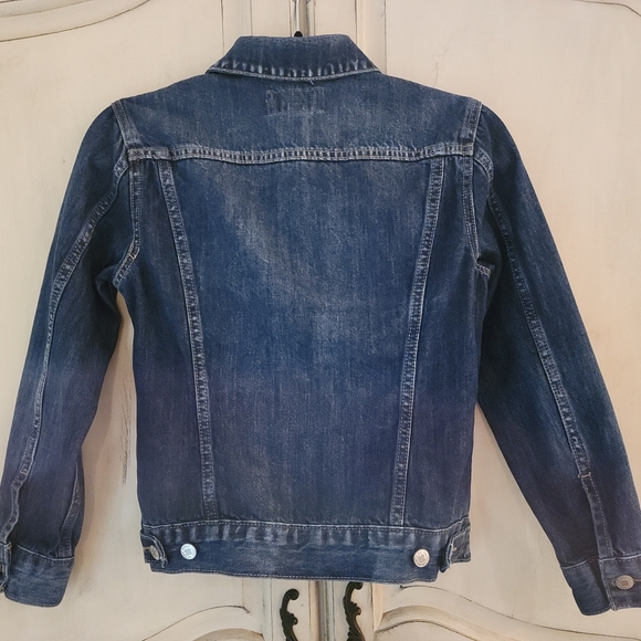 Lucky Brand The Tomboy Jean Jacket Dark Wash Vintage Denim NWOT *sz XS* - Picture 6 of 16